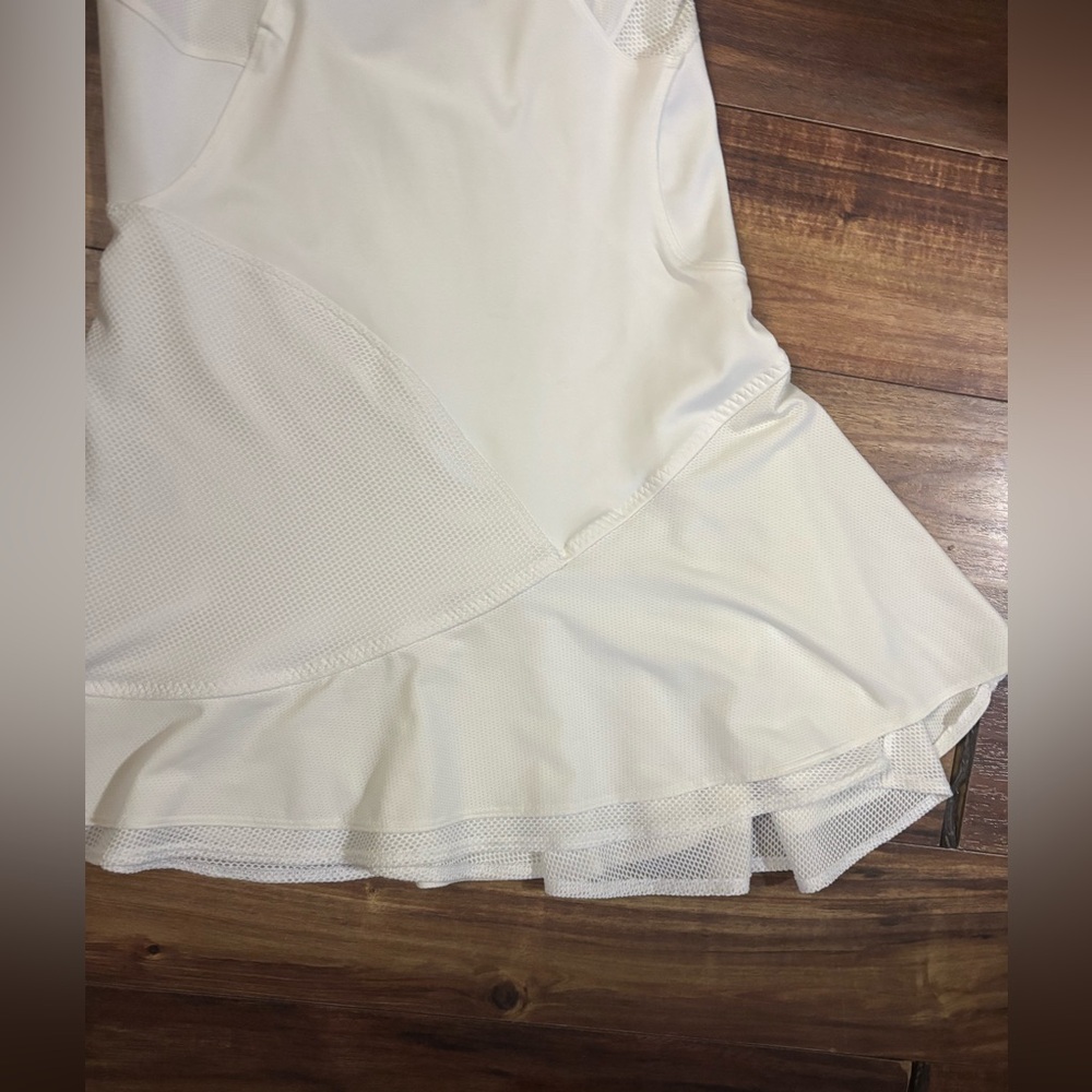 Adidas Stella McCartney white tennis pickleball a frame mini gym skirt romper S - Picture 2 of 7